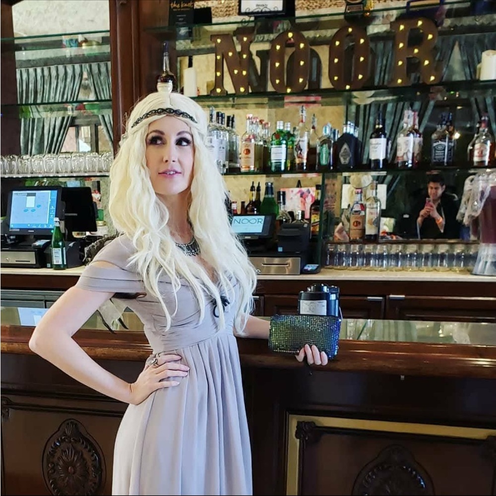 Lulu's Gray Dress Daenerys Game of Thrones Cosplay Dress